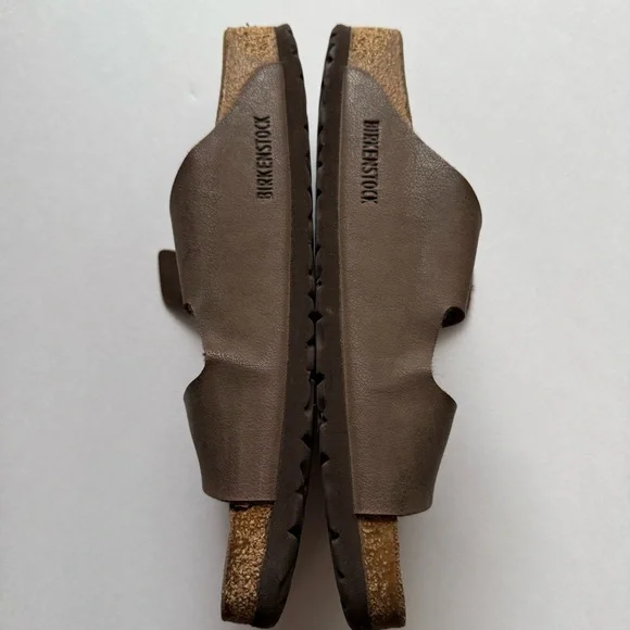 Birkenstock Arizona Birko-Flor Dark Brown Sandals - Picture 6 of 8